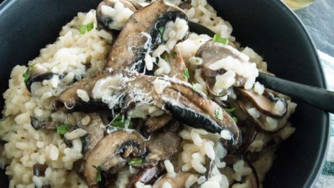 Parmesan Mushroom Risotto Recipe West Via Midwest