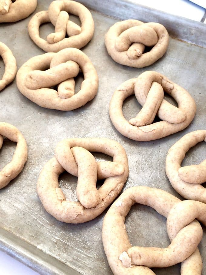 Served Fresh and warm from the oven with a soft flavorful inside and a slightly crisp bite, these Homemade German Pretzels are perfect for when you want something a little more than just chips and dip!