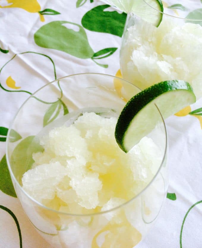 It's getting warmer and you need a drink fitting for the summer! The Summer Season Kick-of Cocktail is an Icy Rum Slush that you can make in the freezer overnight!
