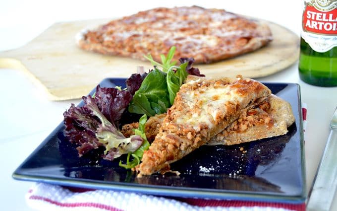 No Fail Rye Flour Pizza crust! Make your own topping pizza’s allow for picky palates while the special ingredient in these pizza’s crusts make them so much better than your average pizza crust or anything you can get at your local pizzeria~