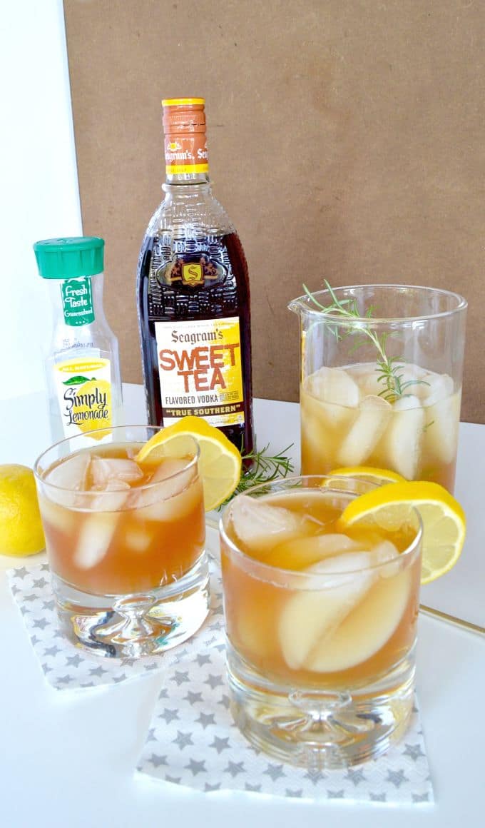 A version of a delicious signature wedding cocktail that will please even the pickiest of drinkers: A better half and half. It’s combination of Sweet Tea Vodka and fresh lemonade. It’s a nice change of pace, not overly strong, but very satisfying.