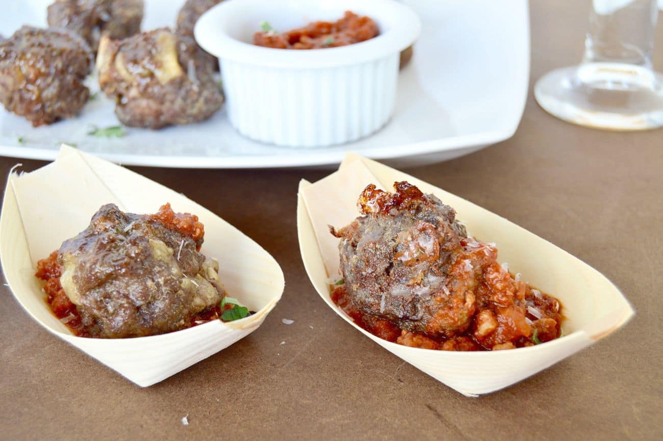 Cheesy Gouda Meatballs! This recipe is packed full of so many different sensations… juicy flavorful beef, tangy melty cheese on the inside that crisps up on the outside and it works plain or great in many different sauces. This appetizer will be the hit of any get together!