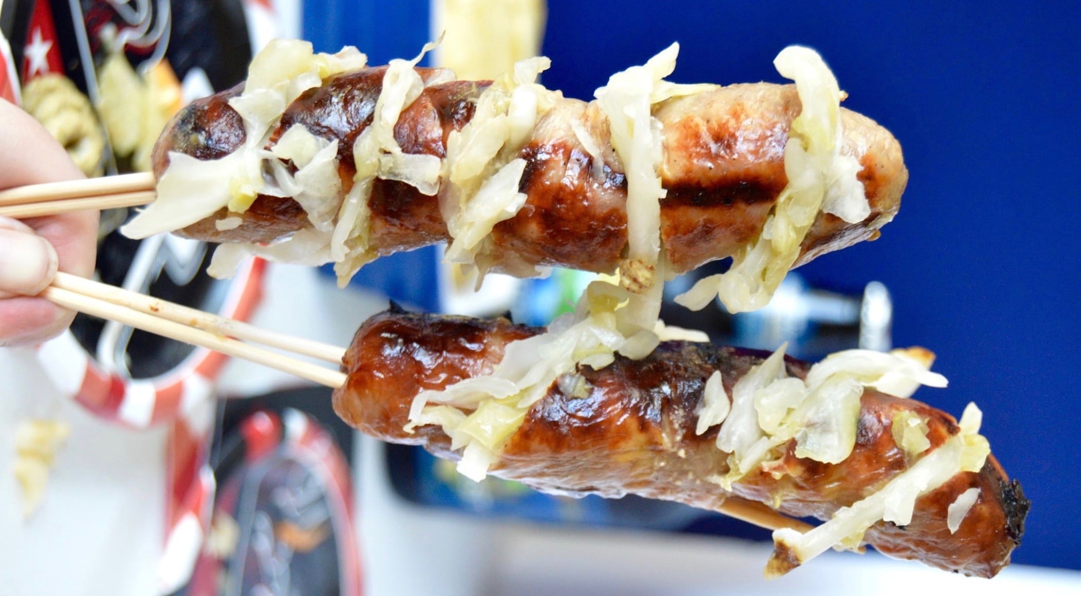 Grilled Sauerkraut Stuffed Brats West Via Midwest