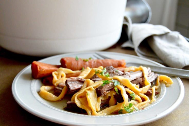 You're both excited and panicked that you have friends coming for dinner tonight. You have a million things to get done but you want to make a meal that they will love but don't want nor have the time to slave over all day long. These Beef and Sweet potato noodles recipe will save the day! www.westviamidwest.com