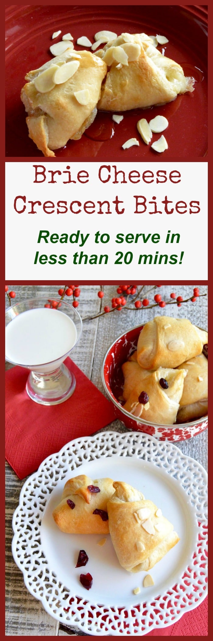 Party Brie Cheese Crescent Bites! West Via Midwest