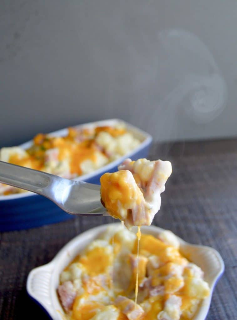 GOUDA HAM AND POTATO CASSEROLE West Via Midwest