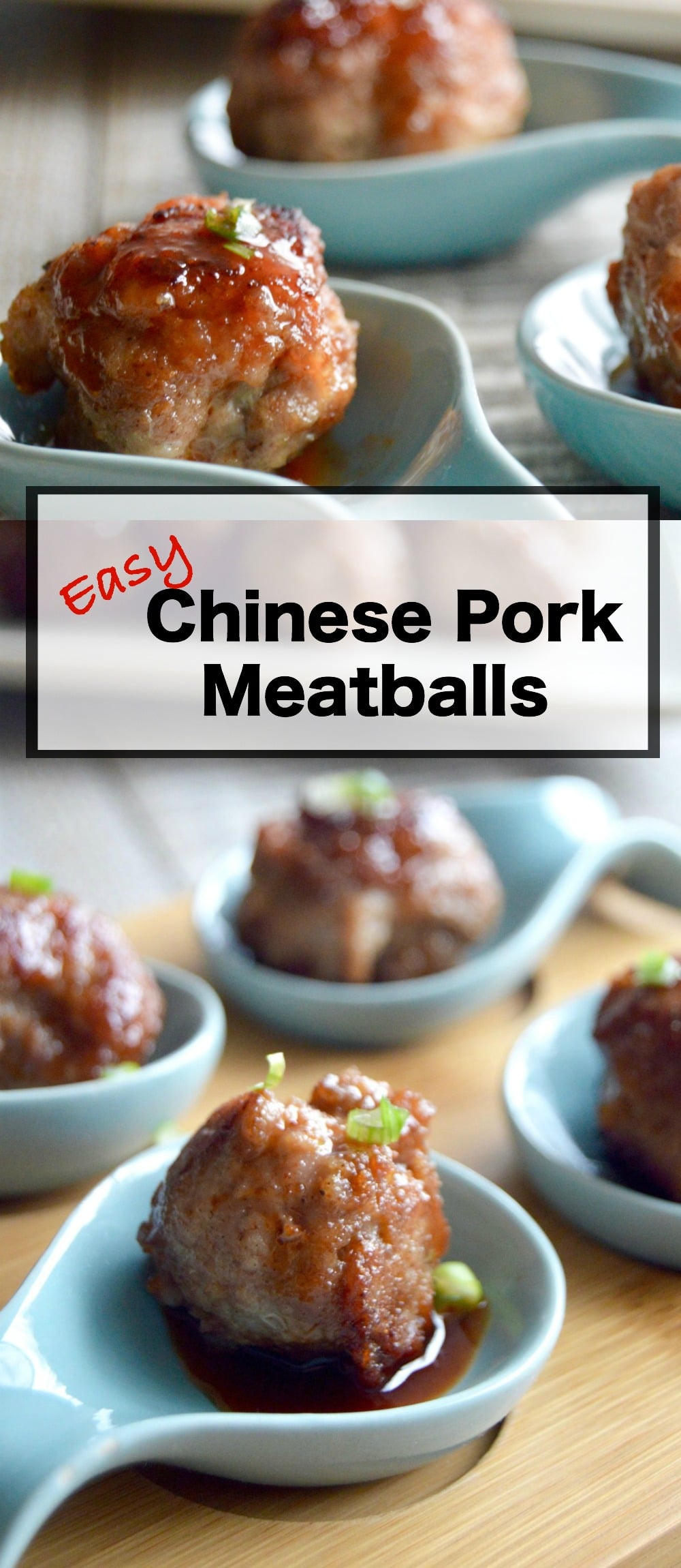 Chinese Pork meatballs: Char Seiw like charring on the edges with flavors hitting notes of sweet and salty in each that are ideal for a delicious appetizer in 20 minutes.
