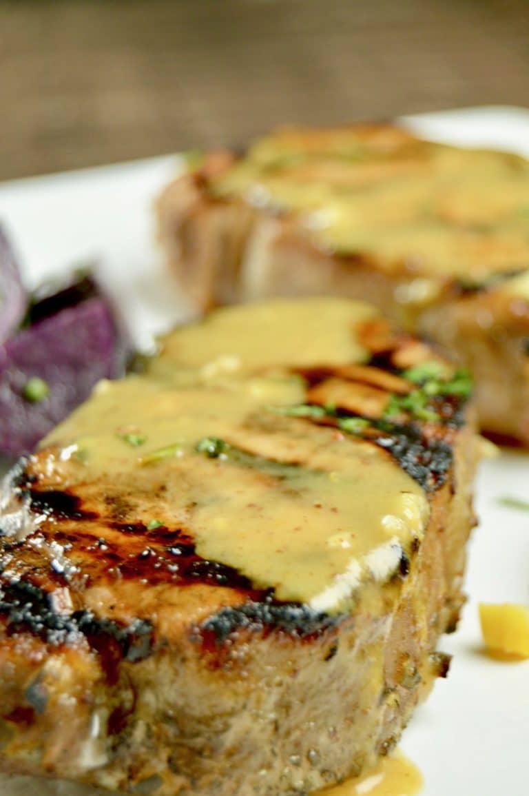 Pan Seared Lamb Chops with Balsamic Glaze West Via Midwest