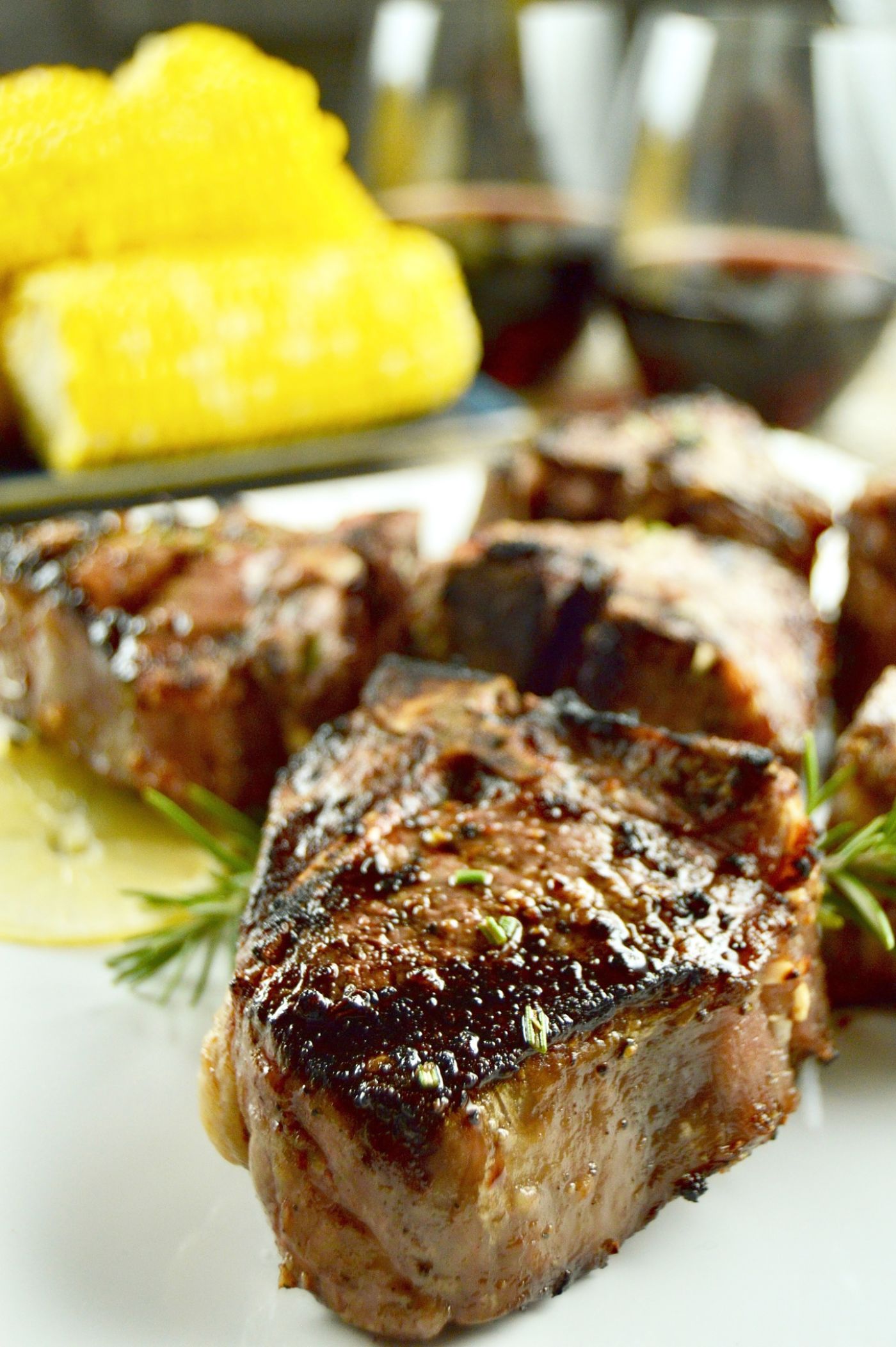 No Fail Grilled Lamb Chops are marinated in rosemary, garlic and citrus for a simple yet elegant meal for entertaining.  Ideal to serve at summer and fall gatherings.