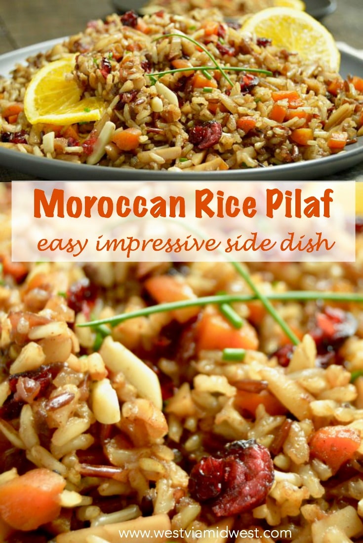 Moroccan Rice Pilaf West Via Midwest