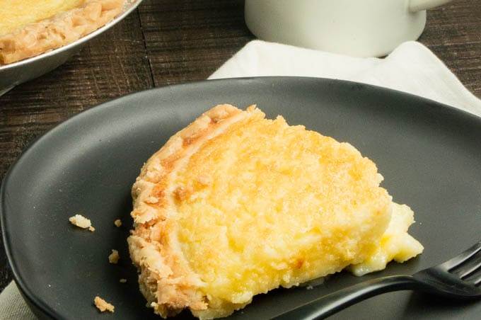 An Easy Buttermilk Pie recipe (in a pre-made crust if you want) that yields a sweet pudding like custard center like a chess pie with a crunchy top like creme brûlée in every bite!