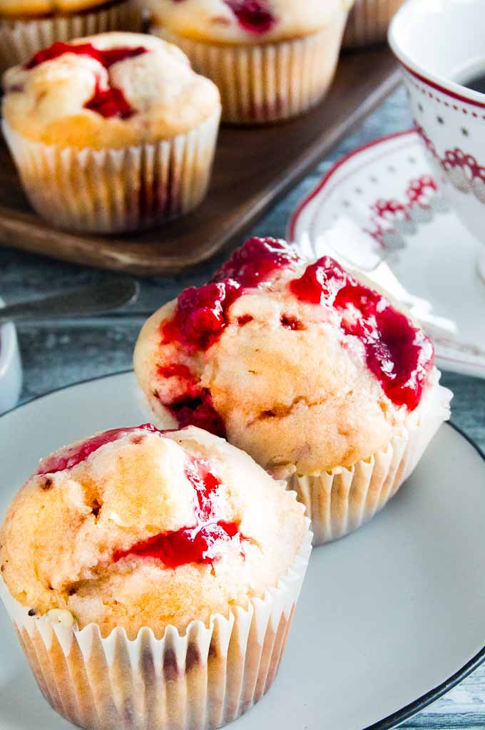 Fresh Strawberry puree is the highlight of this strawberry muffin recipe