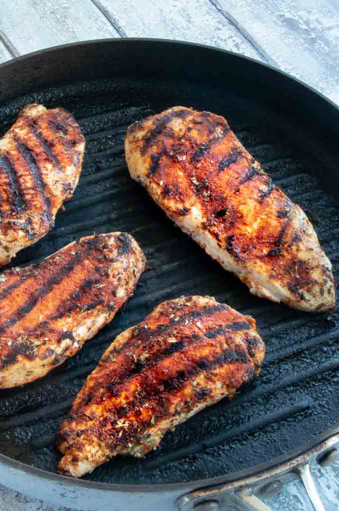 stovetop grilling cajun chicken breasts