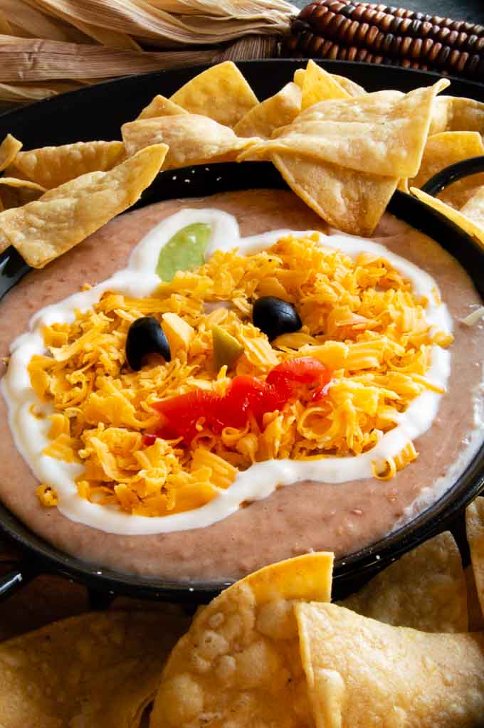 Spooky 7 Layer Dip Halloween Food Ideas West Via Midwest