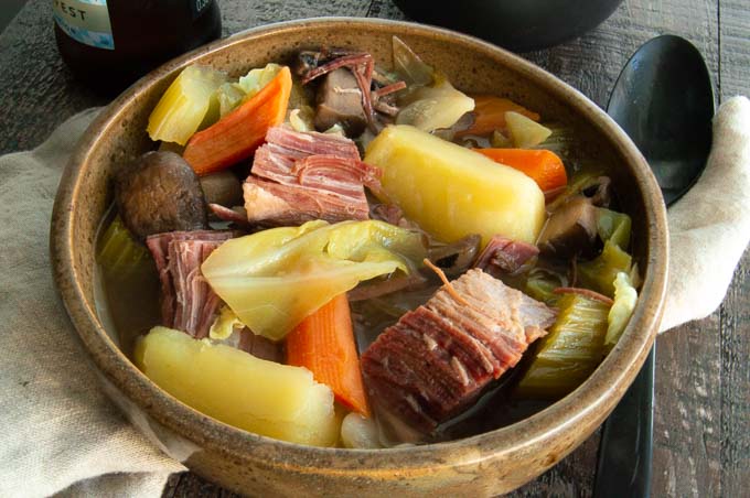 Corned Beef and Cabbage Soup