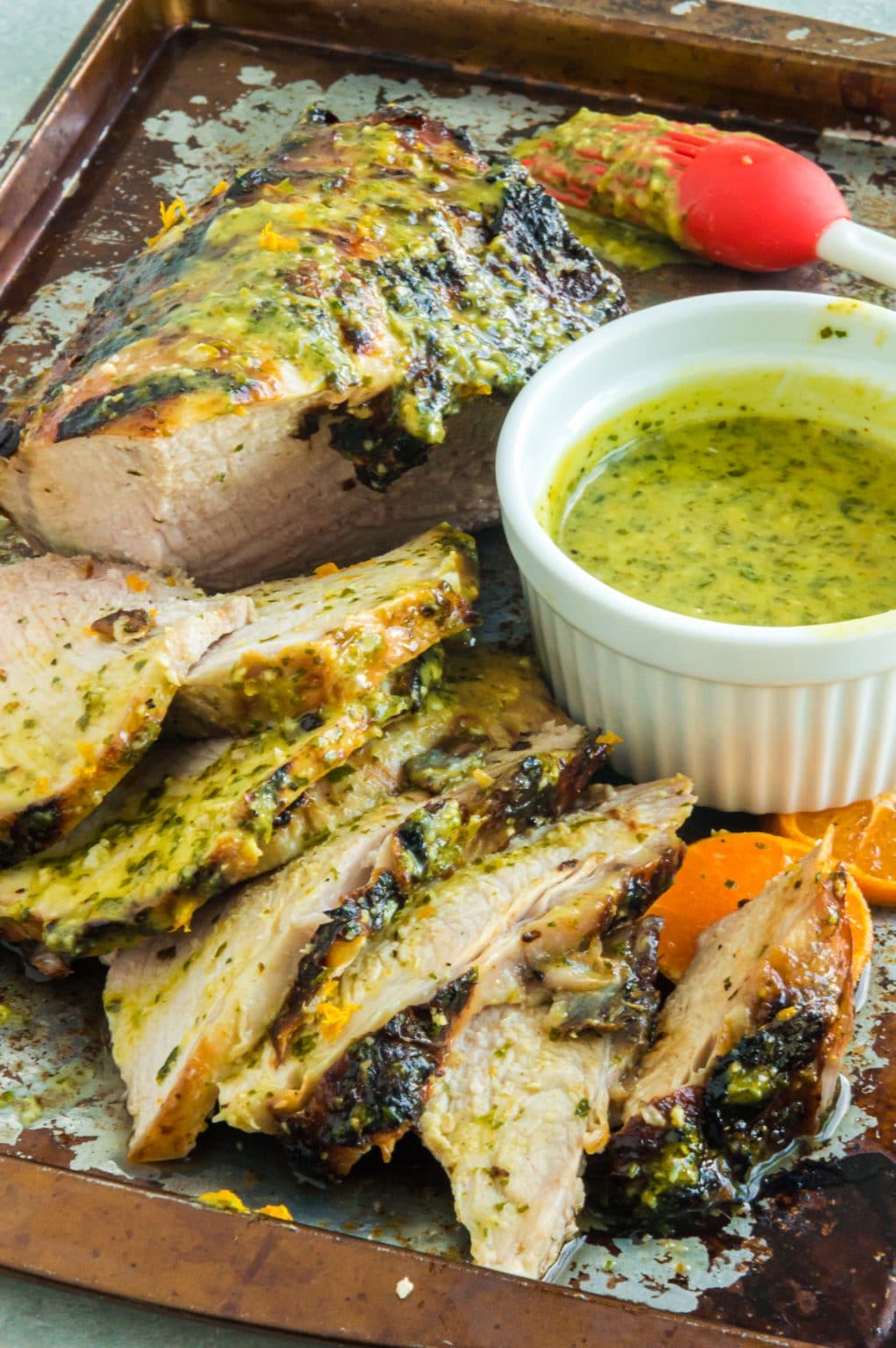 Grilled Cuban Mojo Pork Roast West Via Midwest