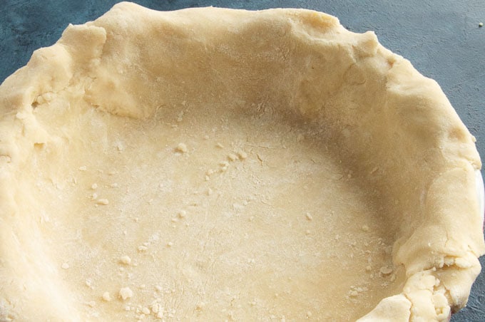 Pie crust in pie tin/plate