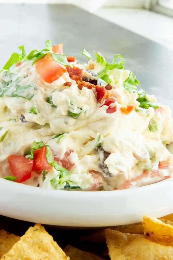 blt dip with cream cheese and ranch dressing BLT Dip