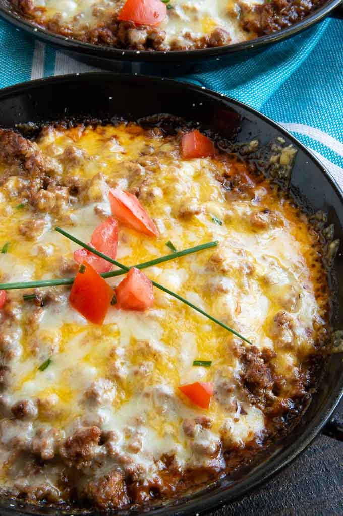 Tamale Pie in a Cast Iron Pan