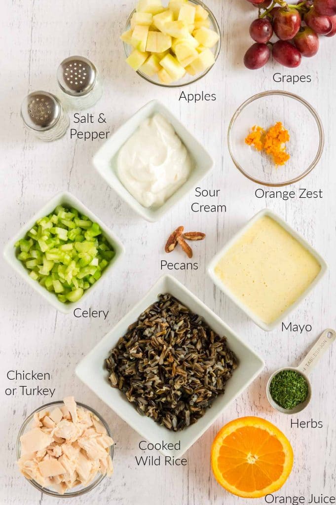 ingredients to make the salad