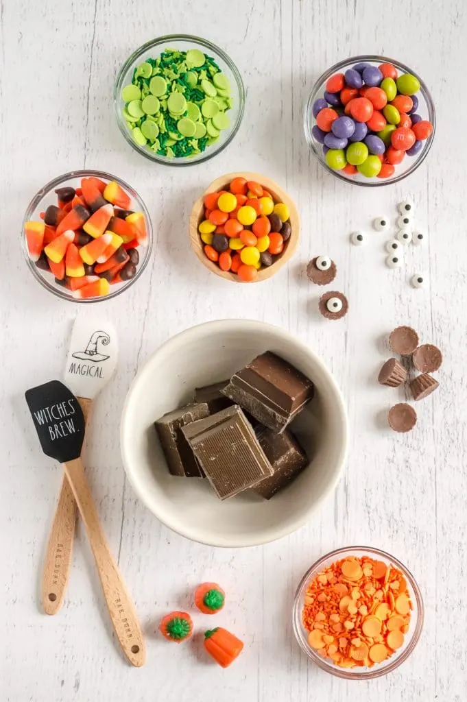ingredients for halloween bark