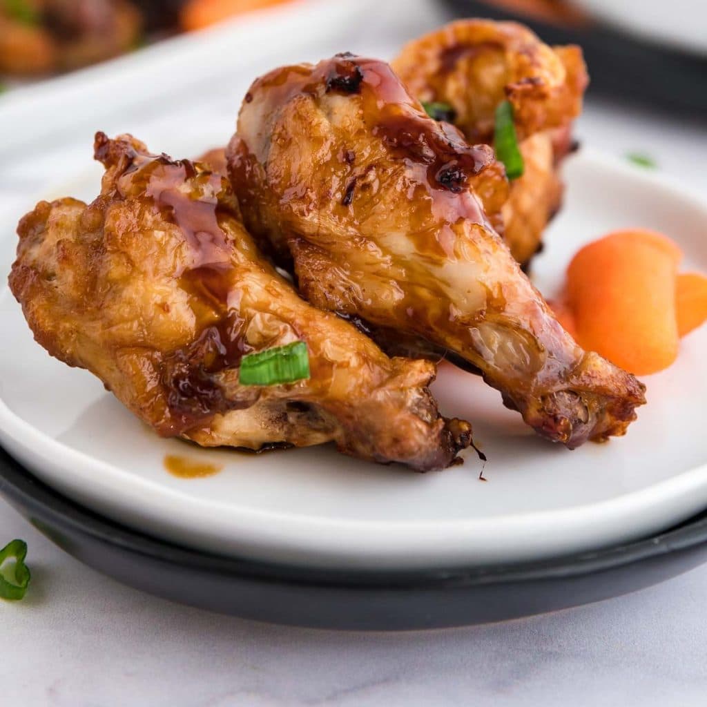Teriyaki Chicken WingsAir Fryer Recipe West Via Midwest