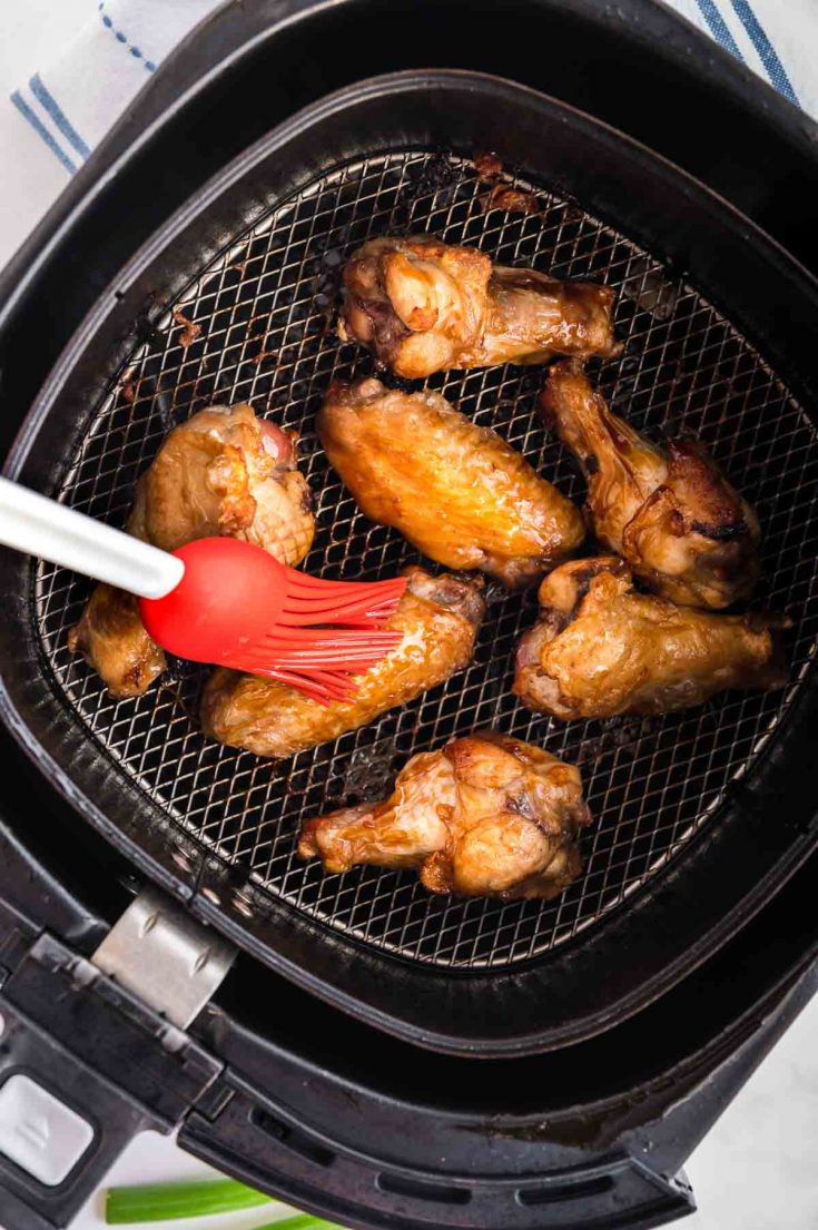 Teriyaki Chicken WingsAir Fryer Recipe West Via Midwest