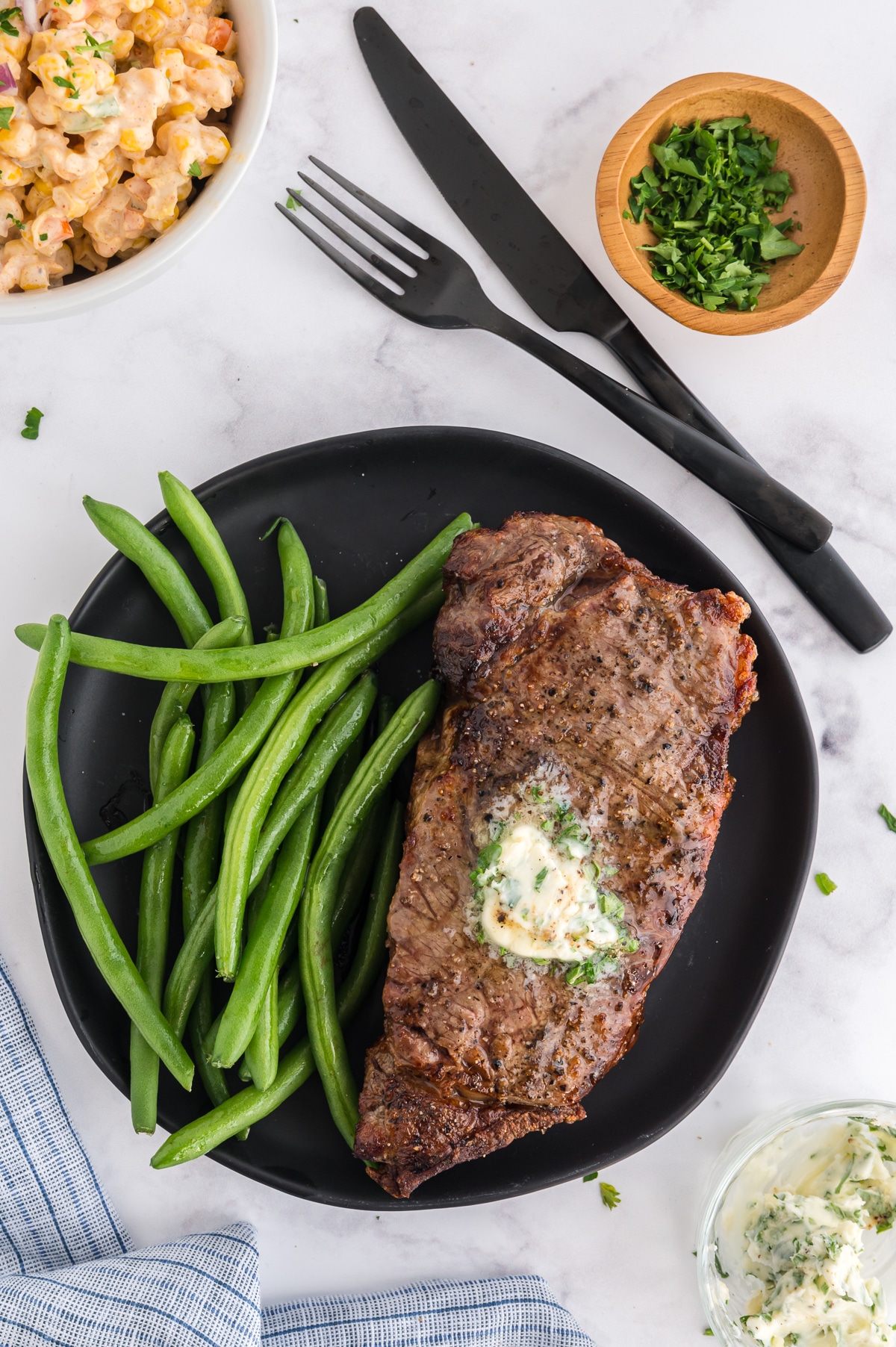 Air Fryer New York Strip Steak