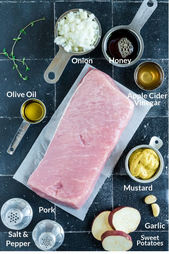 ingredients to make air fryer pork loin