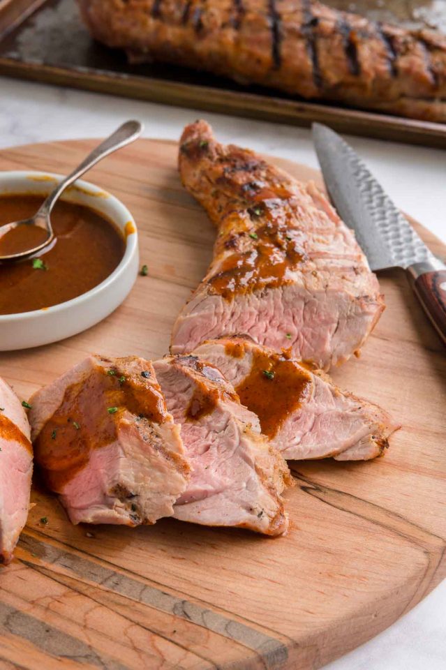 Grilled Pork Tenderloin with Sweet Chili Glaze West Via Midwest