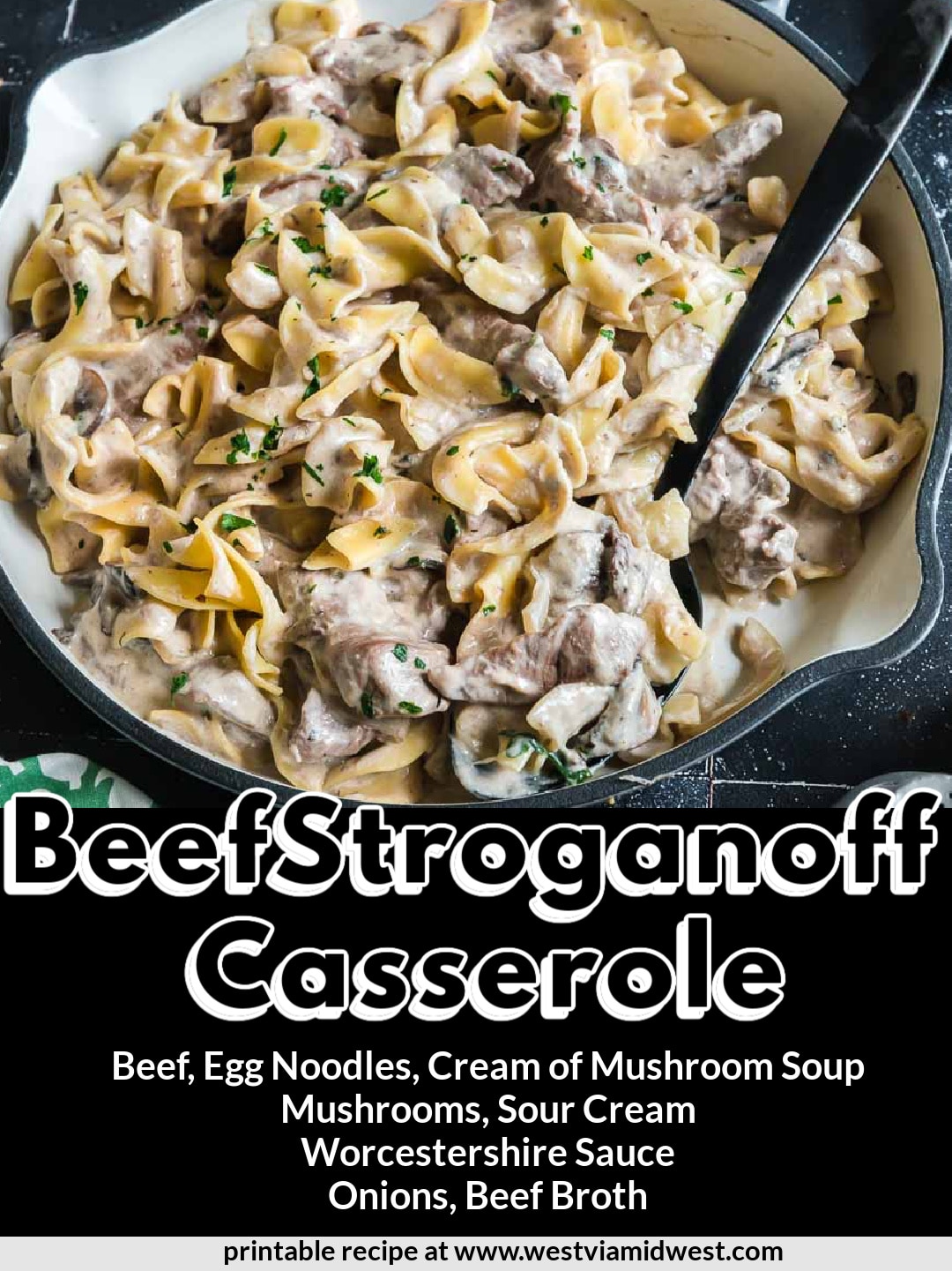 30 Minute Beef Stroganoff - West Via Midwest