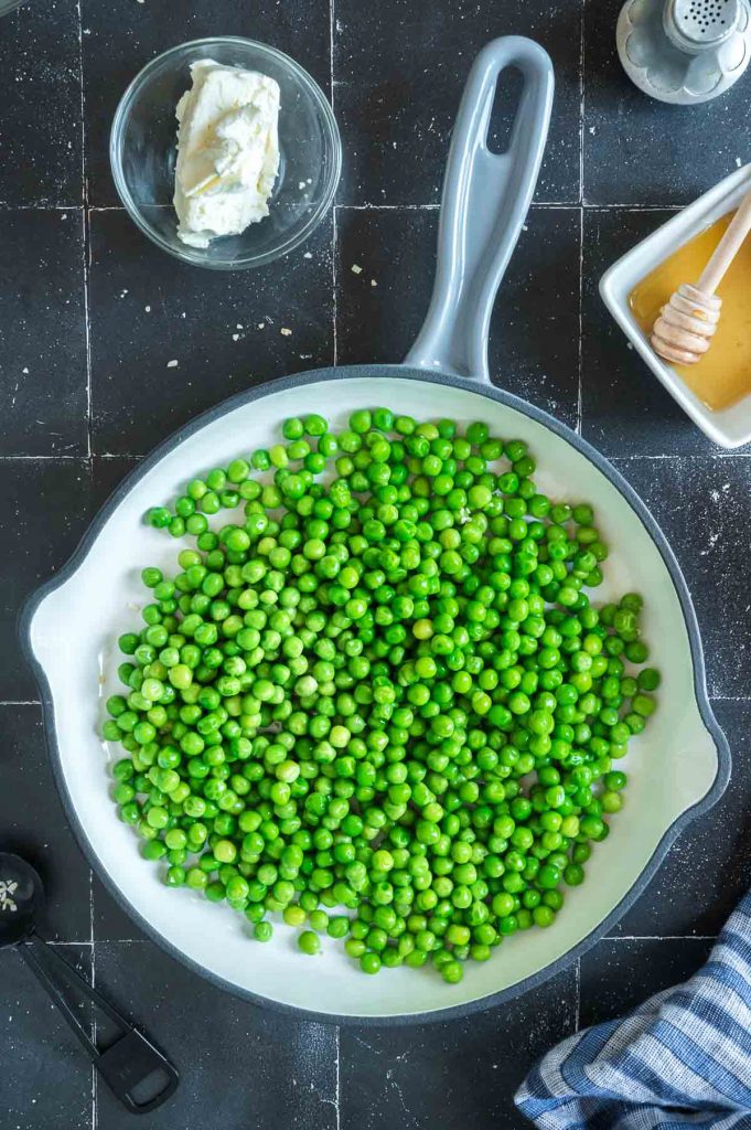 warming the peas