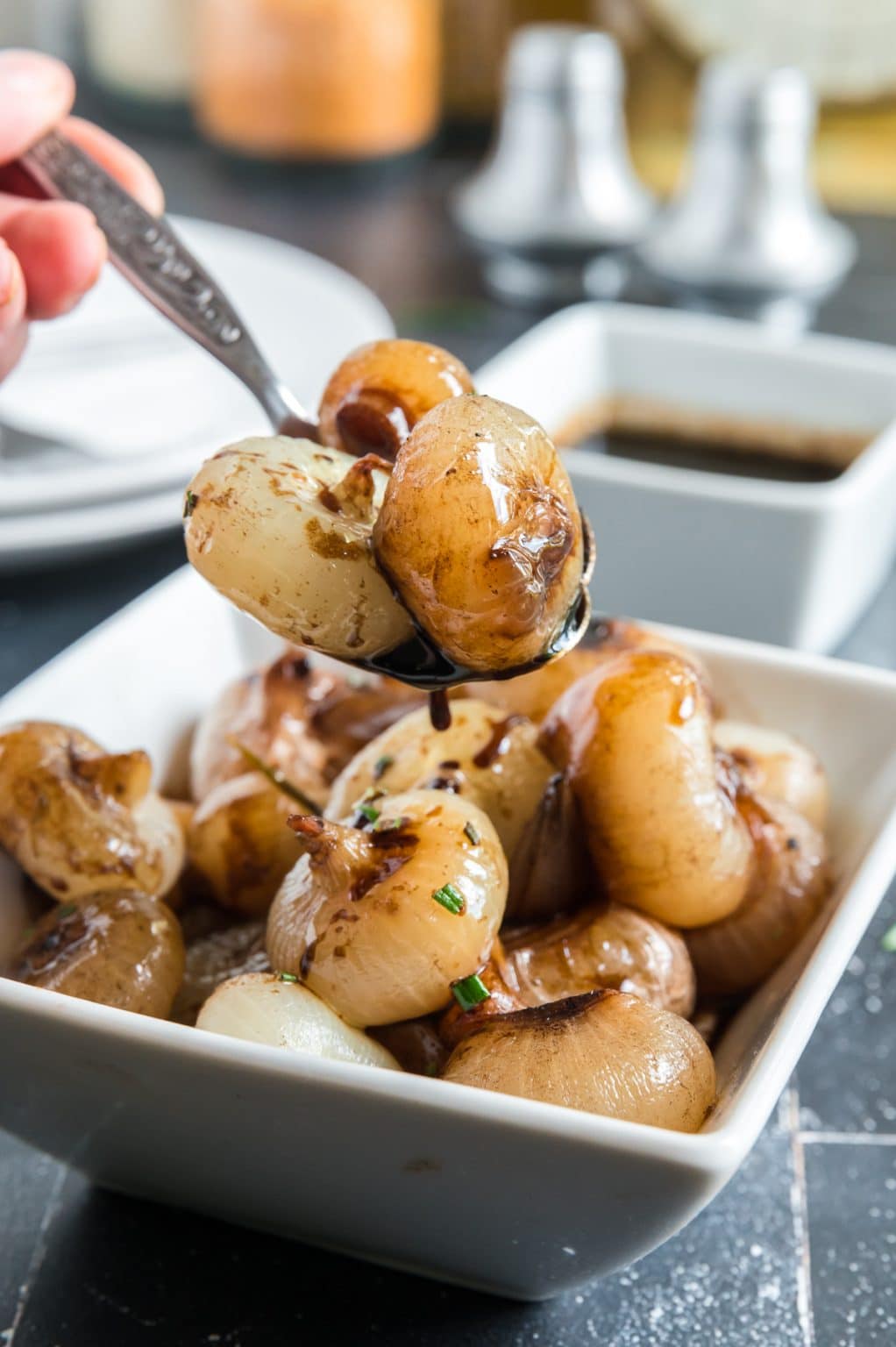 Cipollini Onions Recipe with Balsamic Glaze West Via Midwest