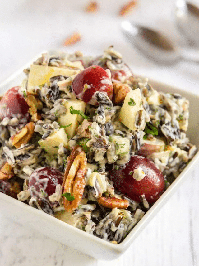 Wild Rice Salad: Make-Ahead Thanksgiving Side – West Via Midwest Story