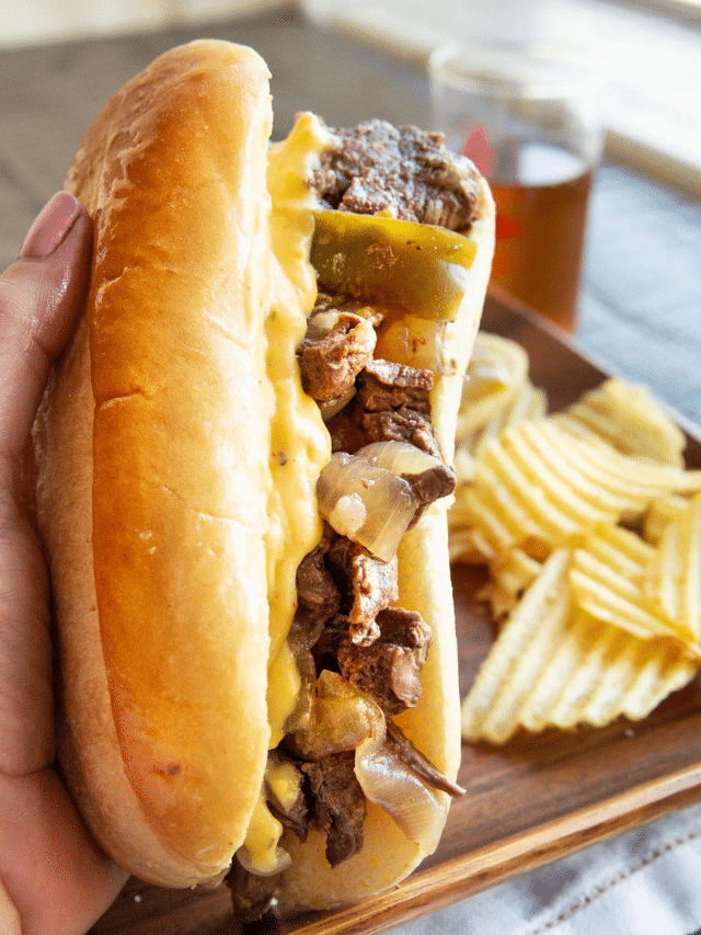 Instant Pot Philly Cheesesteak Recipe with Beer Cheese Sauce – West Via Midwest Story